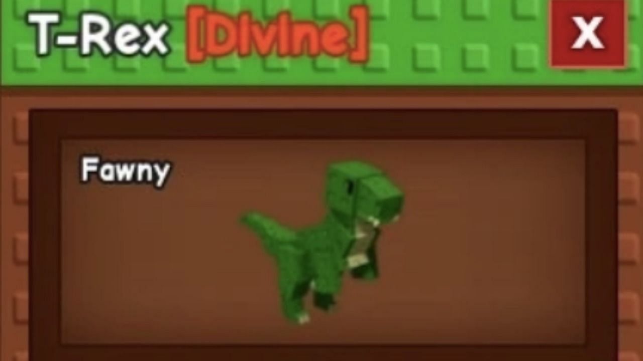 The T-Rex debuted in the Prehistoric Update (Image via GAG Fandom)